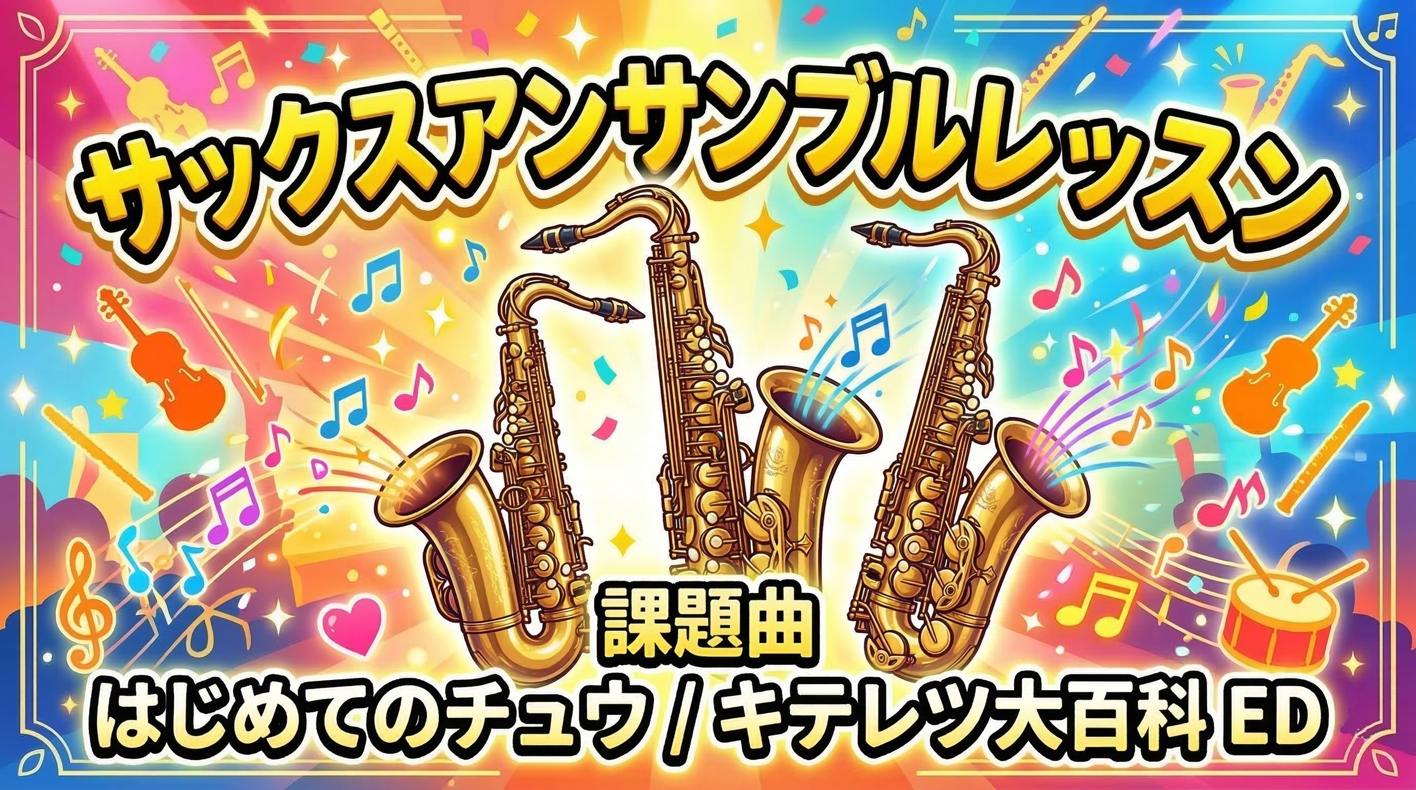 サックスアンサンブルレッスン